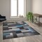 Flash Furniture Blue 6' x 9' Modern Color Blocked Area Rug ACD-RGTRZ861-69-BL-GG - alternate 5